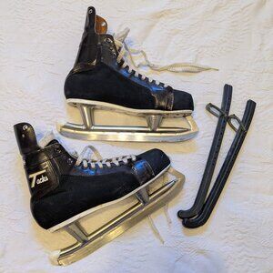 Vintage CCM Tacks Prolite 1961. Rare Men's Collectible Ice Hockey Skates,